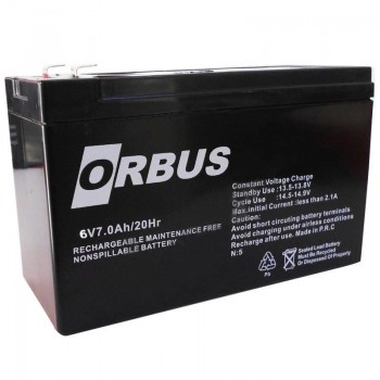 Orbus 6v 7ah Kuru tip Akü